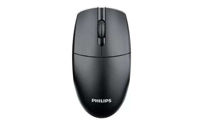 Philips M347 Ergonomic Design Wireless Mouse With 2.4GHz Connection - Black